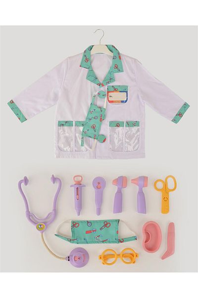 lets be child Lc Lilac Doctor Set and Children's Costume