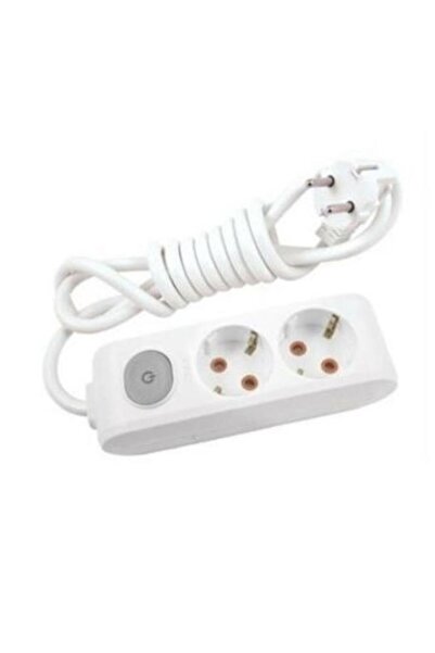 VİKO Viko Multi-let Anahtarlı 2 Li Priz'li 3 X 1,5 Mm Uzatma Kablosu 6 Metre ...