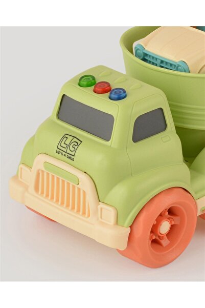 LETS BE CHILD Yeşil Sesli Ve Işıklı Taşıyıcı Tır