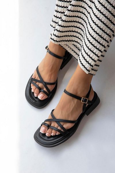 STRASWANS Sandale Flip Flops pentru damă Moniy negre