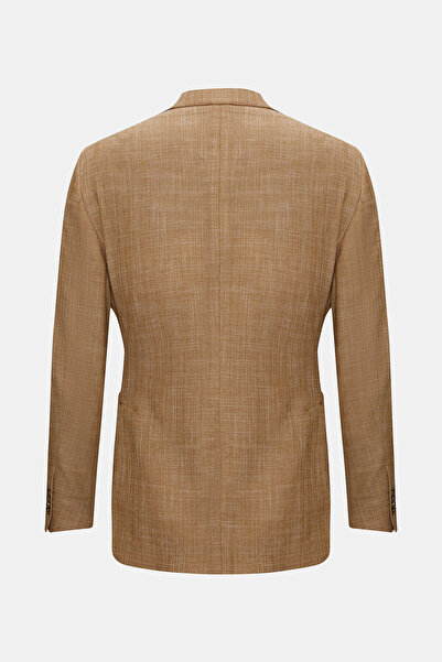 W Collection Mustard Buttoned Cotton/Wool Jacket