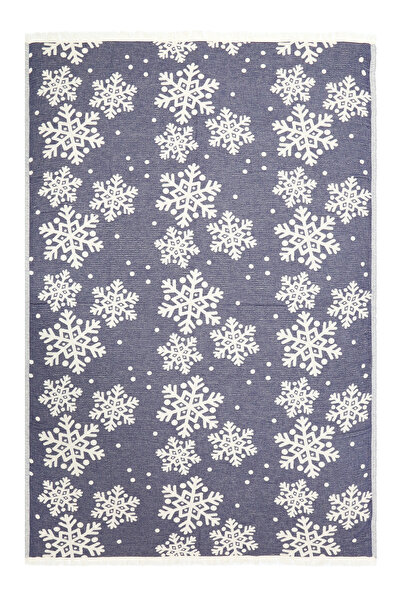 Befera Design single Muslin Pique - 100% Cotton Jacquard Bedspread, Tv Blanket 140x200 snowflake