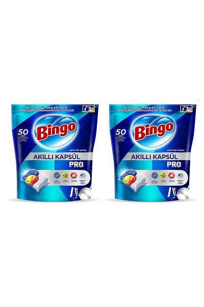 Bingo Pro Dishwasher - Smart Capsule Detergent Tablet 100 Pcs