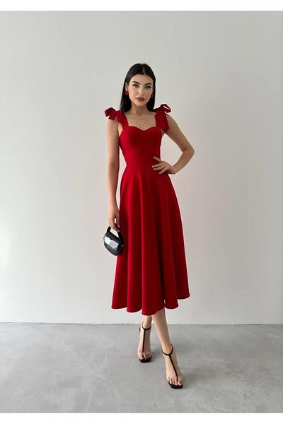conconmoda Cinderella Midi Atlas Dress