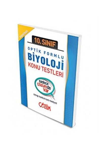 Çözüm Yayınları 10.sınıf Biyoloji Optik Formlu K.testi Yaprak Test -