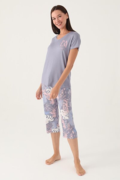 Pierre Cardin Lila 8800 Short Sleeve Women's Capri Set