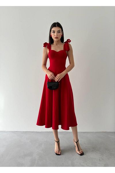 conconmoda Cinderella Midi Atlas Dress