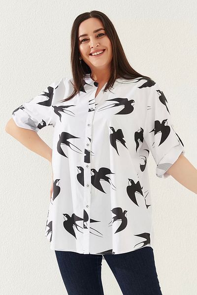 Lady Majestic Cămașă de damă Plus Size