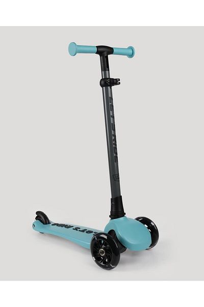 lets be child LC-31040 - سكوتر تركواز قابل للطي بثلاث عجلات مزود بإضاءة