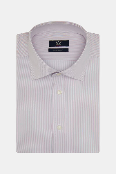 W Collection Multi-Color Long Sleeve Striped Patterned Shirt