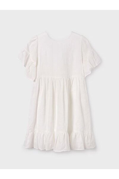 MAYORAL κοριτσίστικο καλοκαιρινό λευκό φόρεμα 6950