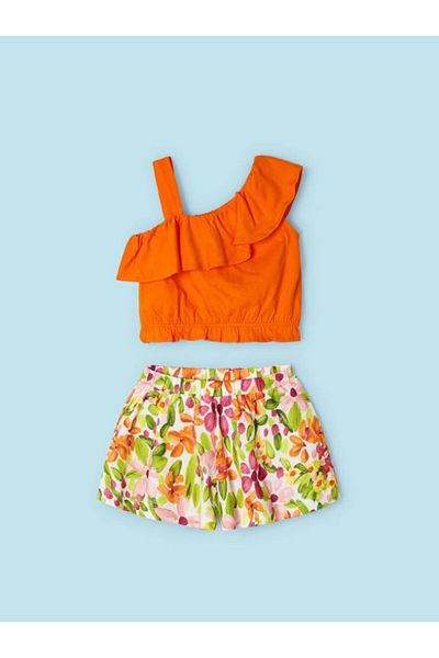 MAYORAL Blouse and Shorts Set for Girls - Set of 2 3262