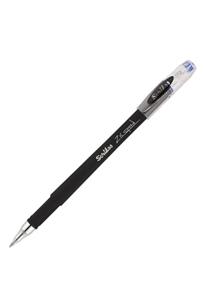 Scrikss قلم حبر جل سريع 0.7 ملم أزرق