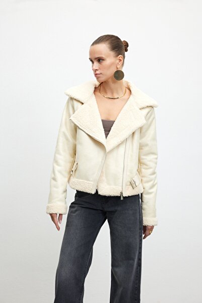 VATKALI Kožená bunda podšitá kožešinou