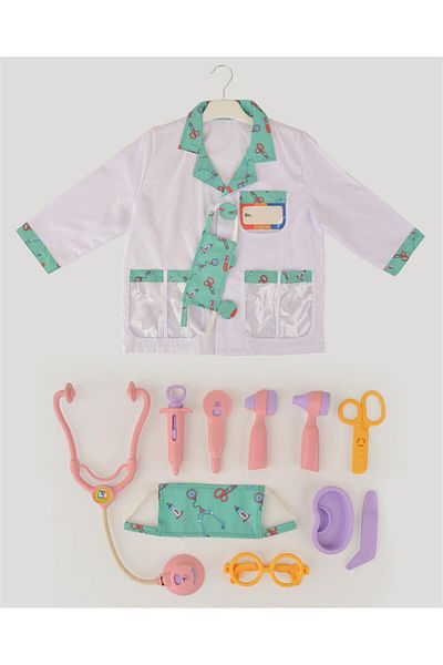lets be child Lc Pink Doctor Set and Children's Costume