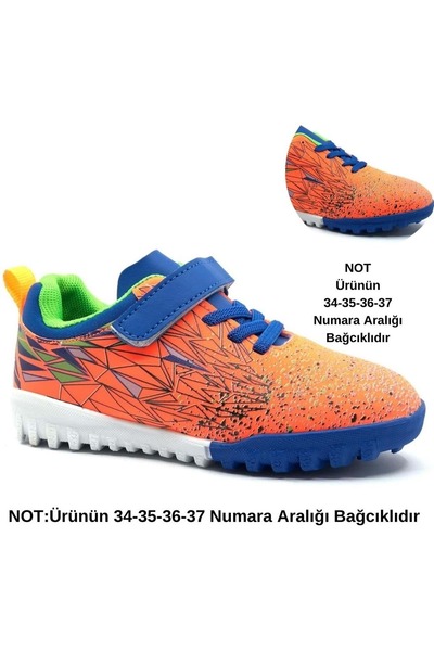 Kids Club Shoes Cool Messi Professional Unisex Astroturf Pantofi PORTOCALII