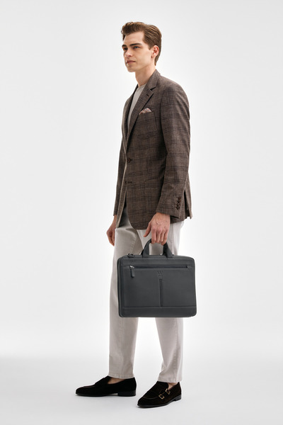 W Collection KAHVE DÜĞMELİ PAMUK/YÜN CEKET