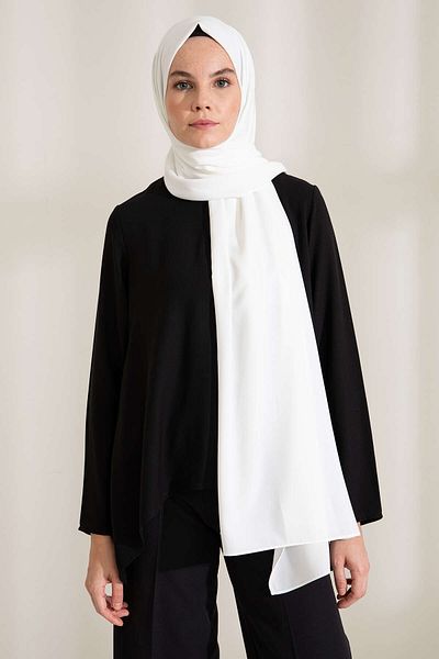PURESCARFS Σάλι Medina Silk Ecru
