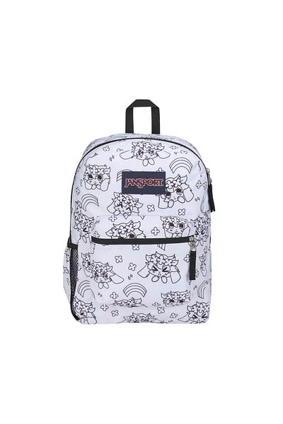 Jansport Λευκό σακίδιο πλάτης Cross Town Anime Emotions