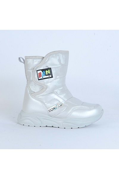 moda ayakkabım Pantofi de modă 9075 Cizme albe pentru fete