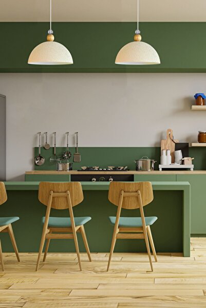 Bamyum Yimpi Dokulu Açık Krem Küçük Şeffaf Avize Tekli Sarkıt Salon Cafe Dekoratif Aydınlatma Pastane