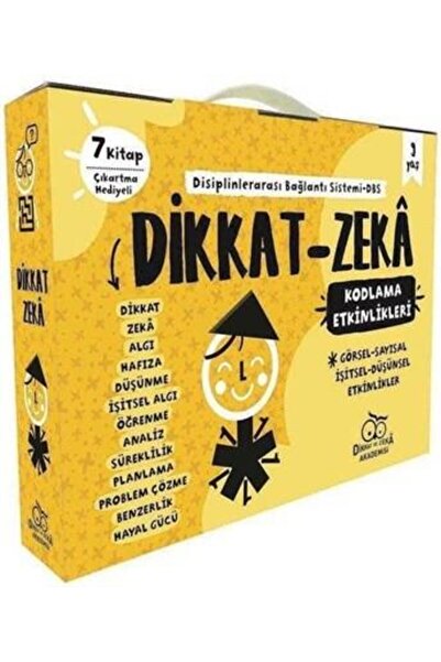 Dikkat ve Zeka Akademisi 3. Sınıf Seti - 9 Yaş 7 Kitap Takım
