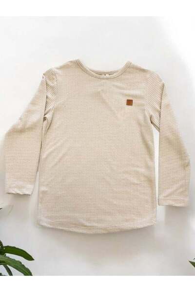 Zekids Boy's Thin Soft Textured Long Sleeve T-Shirt