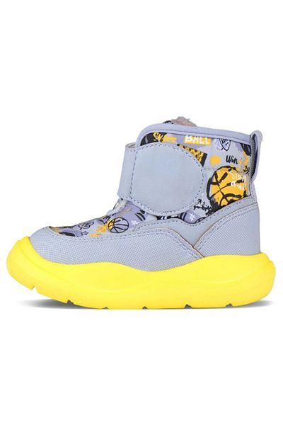 Kids Club Shoes Vicco Santo Orthopedic Kids Snow Boots YELLOW