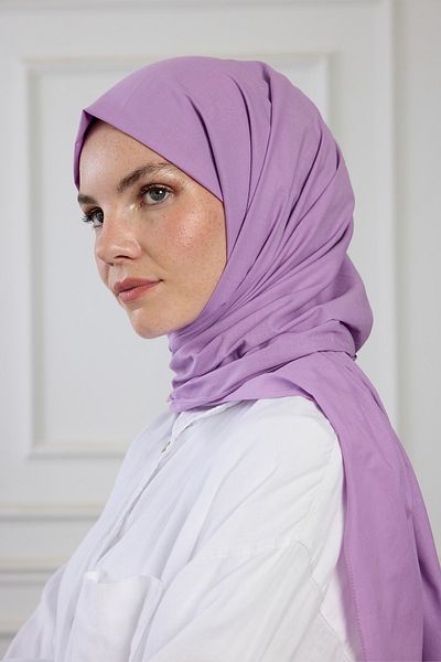 PURESCARFS Lilac Pure Cotton Shawl