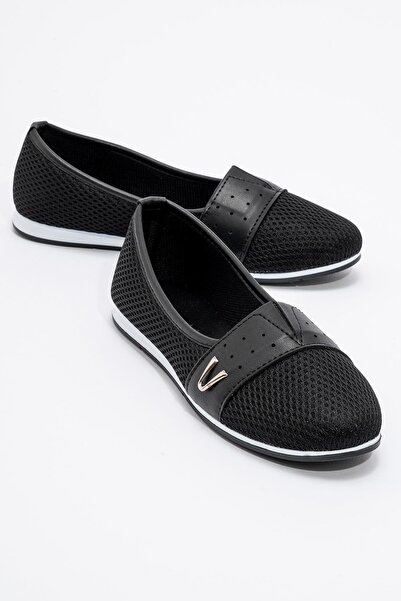 Ccway أنوراك كاجوال نسائي أسود - باليه