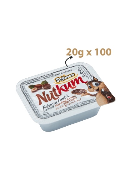 Seğmen Kakaolu Fındık Kreması Piknik 20g (100’lü)