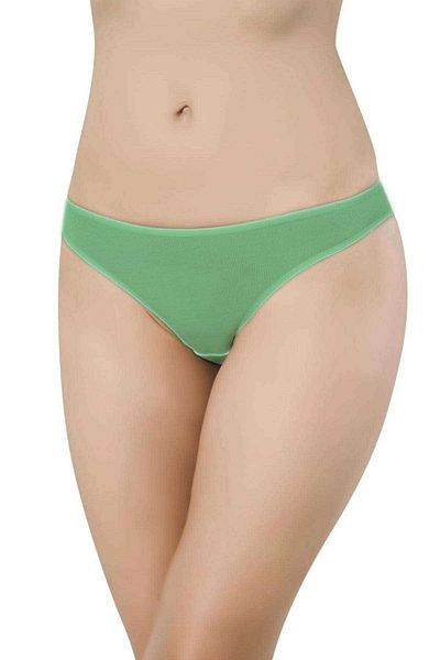 Angoravi Green Women's Daily Cotton Lycra Portable Emergency Slip Panties in a Special Bag