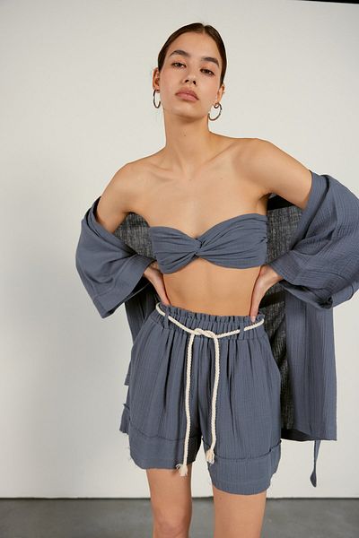 VATKALI Musselin-Bustier geräuchert