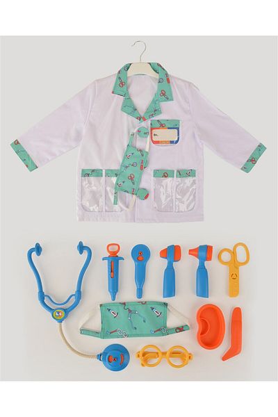 lets be child Lc Blue Doctor Set and Children's Costume