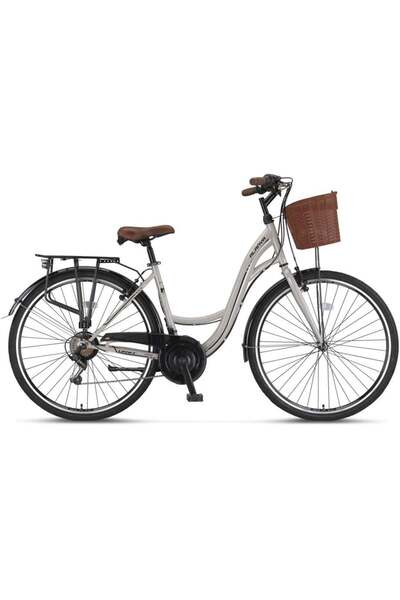 Ümit 2810 ALANYA SEPETLİ KADIN ŞEHİR BİSİKLETİ 28 JANT 21 VİTES NARDO GREY