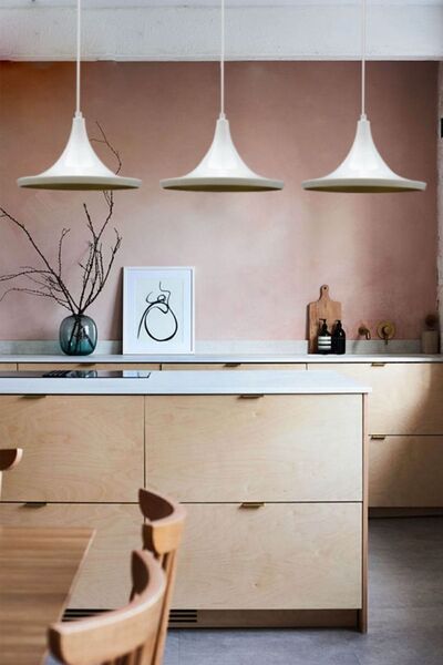 Bamyum Üçlü Geniş Beyaz Sarkıt Sarkıt Lamba Yemek Masası Oturma Odası Mutfak Salon Otel Showroom