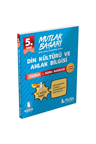 Muba Yayınları mutlak başarı 5.Sınıf Din Kültürü Fasiküller+Soru Bankası 2024/25 son baskı