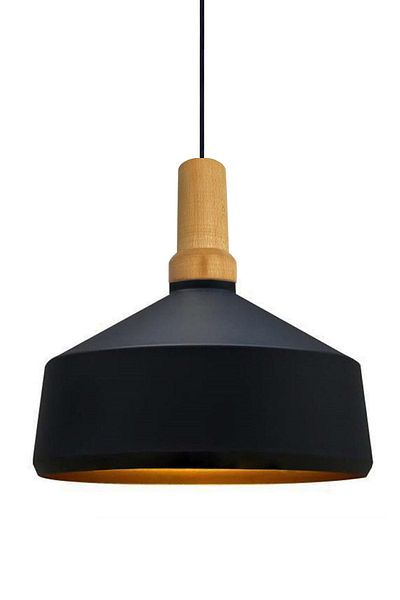 Bamyum Large Wooden Head Single Chandelier Living Room Kitchen Living Room Hotel Cafe Store Chandeliers