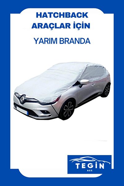 Tegin ACC Araç Buz Kar Güneş Koruyucu Yarım Branda Araba Oto Kar Buz Önleyici Ön Yan Cam Koruyucu Örtü Hb