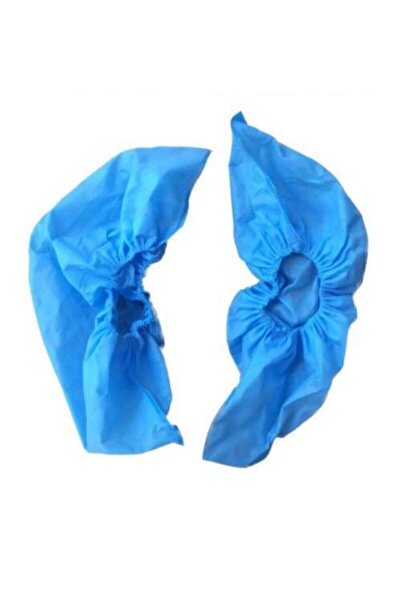 Organik Sanat Yıkanabilir Mavi Tela Galoş 100 Adet Organik Makarna