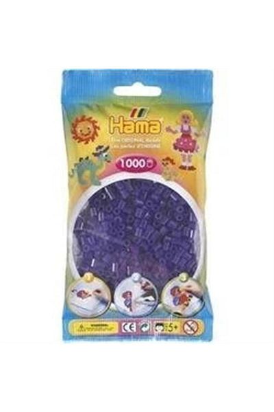 Hama Transparent Purple Midi Beads 1.000 Pieces