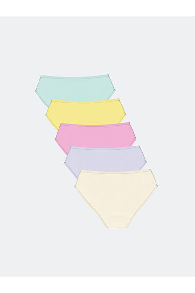 LC Waikiki Lila Printed Girls' Panties Pack of 5