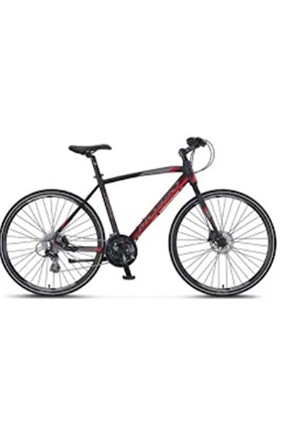 Mosso LEGARDA-2321-MDM-H ERKEK ŞEHİR BİSİKLETİ 510H 28 JANT 21 VİTES SİYAH KIRMIZI