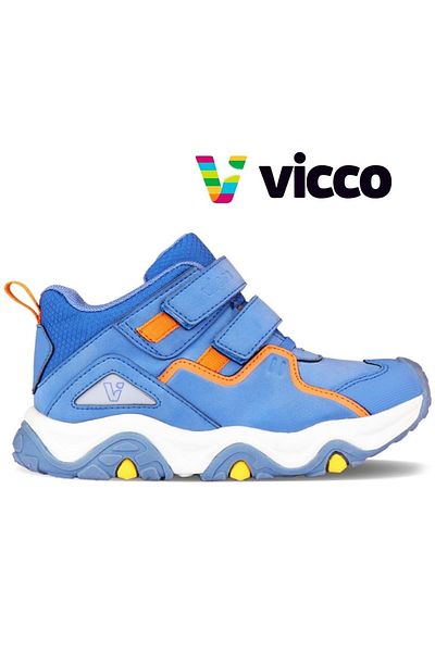 Kids Club Shoes Vicco Oddo Orthopedic Kids Boots ΜΠΛΕ