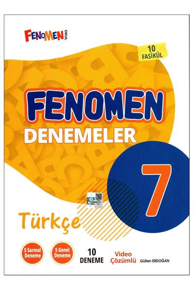 Kurmay Yayınları Fenomen 7. Sınıf Türkçe Denemeleri 10 Deneme
