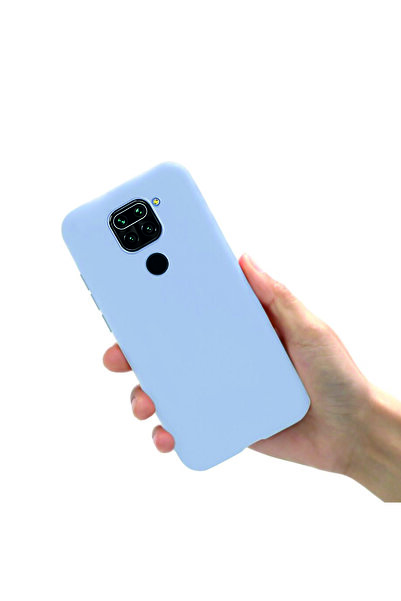 eonaks Xiaomi Redmi Note 9 Kılıf Kamera Korumalı Silikon Rubber Arka Kapak