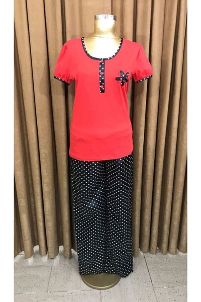 Tuba -tuse Women's Pajama Set-2307-red