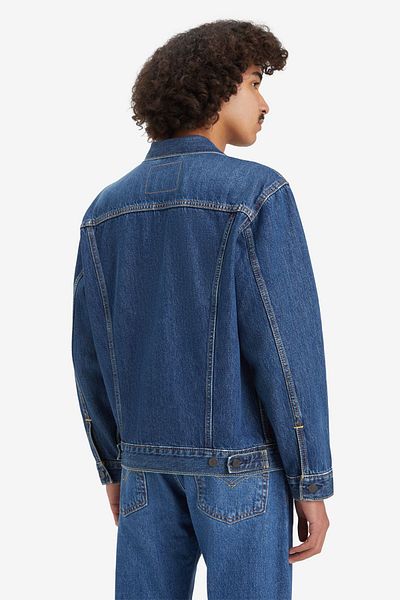 Levi's Ανδρικό μπλε τζιν μπουφάν Relaxed Fit Trucker - 001TP-0002