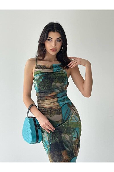 conconmoda Eleni Askılı Elbise