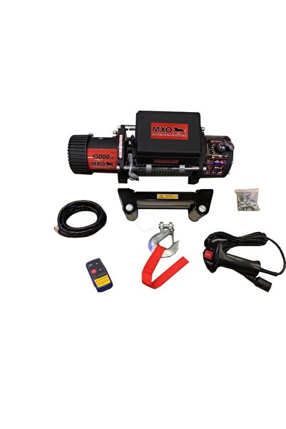 MXO VİNÇ P. 13000 LB ÇELİK HALATLI 12V MANDALLI TAMBUR -28 METRE
